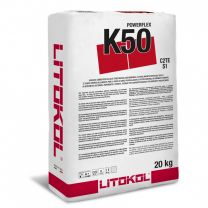 Adeziv Flexibil Alb Litokol Powerflex K50 - C2TE-S1 - sac 20 kg